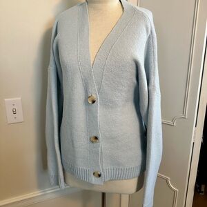 Time and Tru light blue Cardigan Sweater